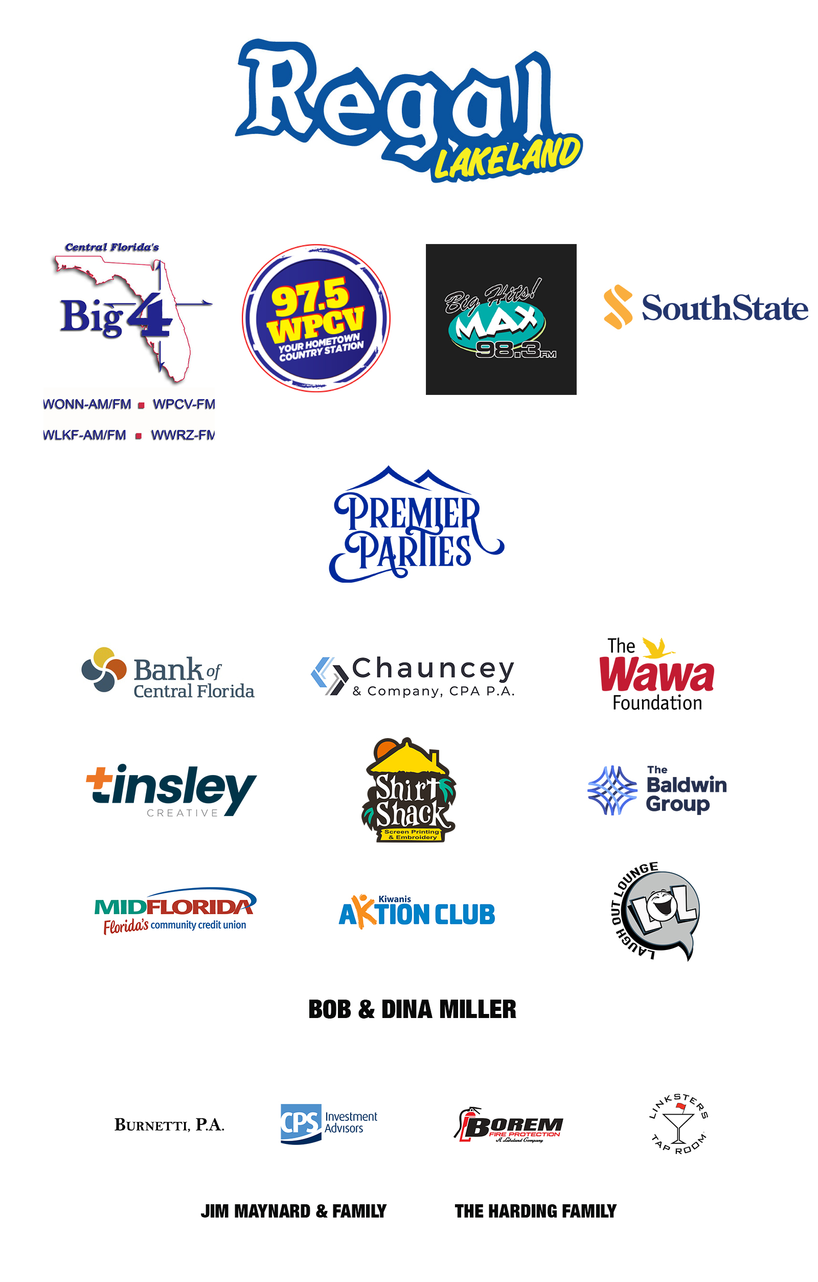 2025 St Paddys Day Golf Scramble Sponsors